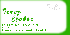 terez czobor business card